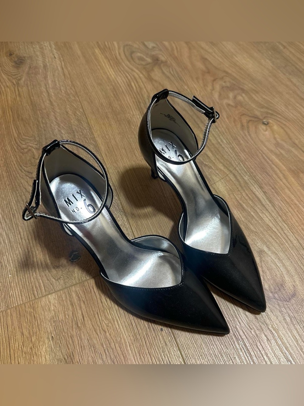 black pumps with ankle strap